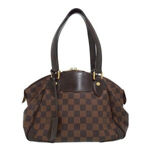 Louis Vuitton Damier Ebene Brown Verona Semi Shoulder Bag